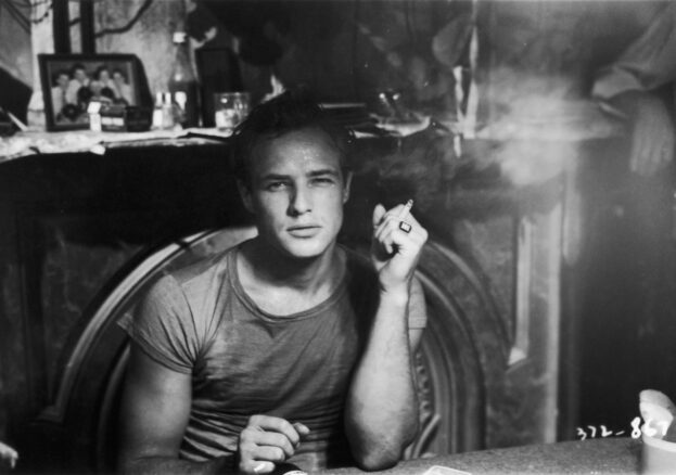 Marlon Brando plays Stanley Kowalski in the movie version of 'A Streetcar Named Desire