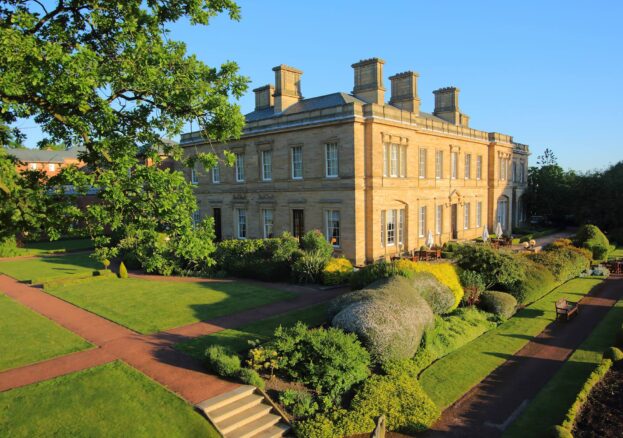 Welcome to Yorkshire and Oulton Hall & Spa. Perfectly located to explore the whole of Yorkshire, situated only 2 miles from junction 30 off the M62 or Junction 44 off the M1. Standing within the beautiful Yorkshire countryside close to Leeds, Oulton Hall combines all the elegance of a mid 18th century mansion with the modern facilities you would expect for business and leisure, including, Champagne Bar, Drawing Room serving traditional afternoon tea, 2 restaurants, not to mention the 7 individually designed suites and the conference and banqueting facilities for up to 350 guests.

An incredible, mid 18th century mansion with breathtaking gardens, that has been lovingly restored and extended to create a hotel with a traditional character and unique charm offering everything a guest needs to ease the stresses of everyday life. Golfers will relish the challenge of the championship Calverley course, or why not treat yourself to a relaxing health and beauty treatment in the Spa at the Oul